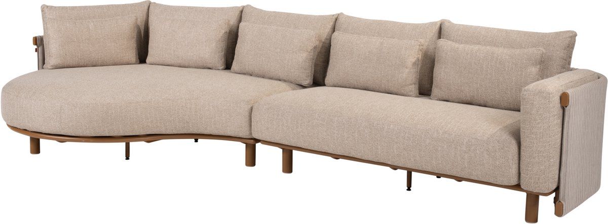 safina modulaire chaise longue loungeset 2 delig amber 4 seasons
