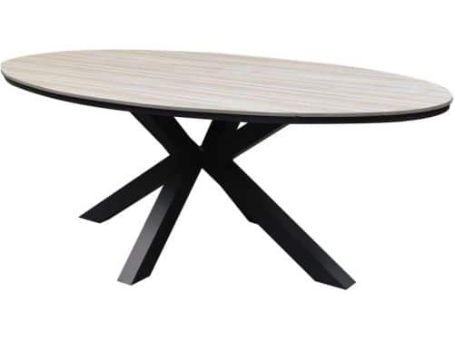 Salvador dining tuintafel ovaal 180x100xH75 cm polywood