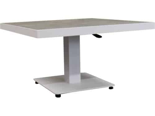 San Sebastian lounge dining tuintafel 90x90xH46-H71 cm in hoogte verstelbaar