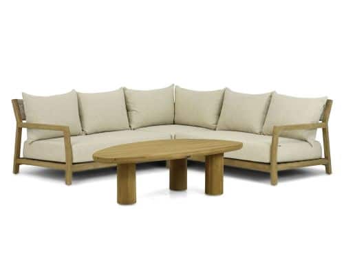Santika Suka/Riah 135 cm hoek loungeset 4-delig
