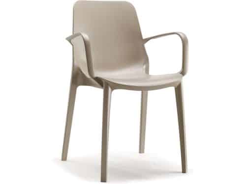 Scab Ginevra stapelbare tuinstoel - Taupe