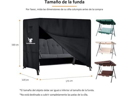schommelbank hoes / Outdoor Swing Cover, Waterproof 175 x 125