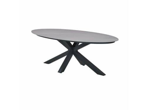 Scotland tafel - 230x115 cm - carbon black - Centostone