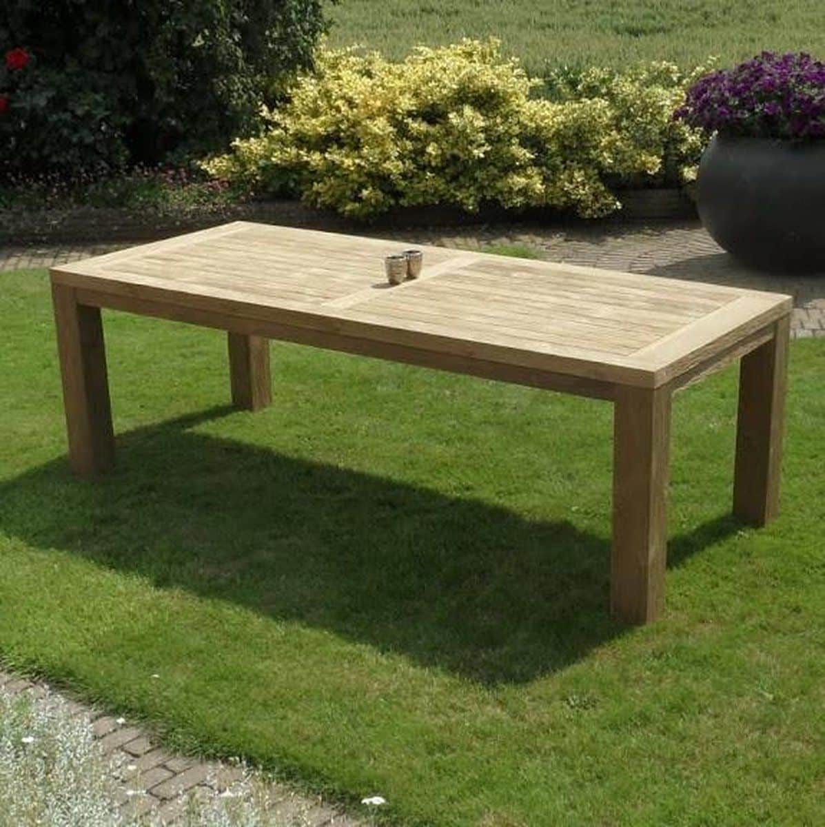 selena old teaktafel 240x100x78