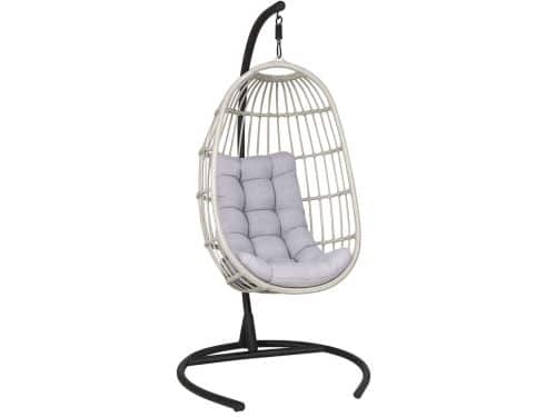 SenS-Line - Koko Relax Hangstoel - Metaal - Zwart