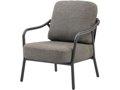 Serenno lounge tuinstoel aluminium antraciet