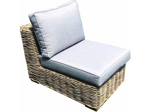 Serva middenelement naturel rotan - suntech grey