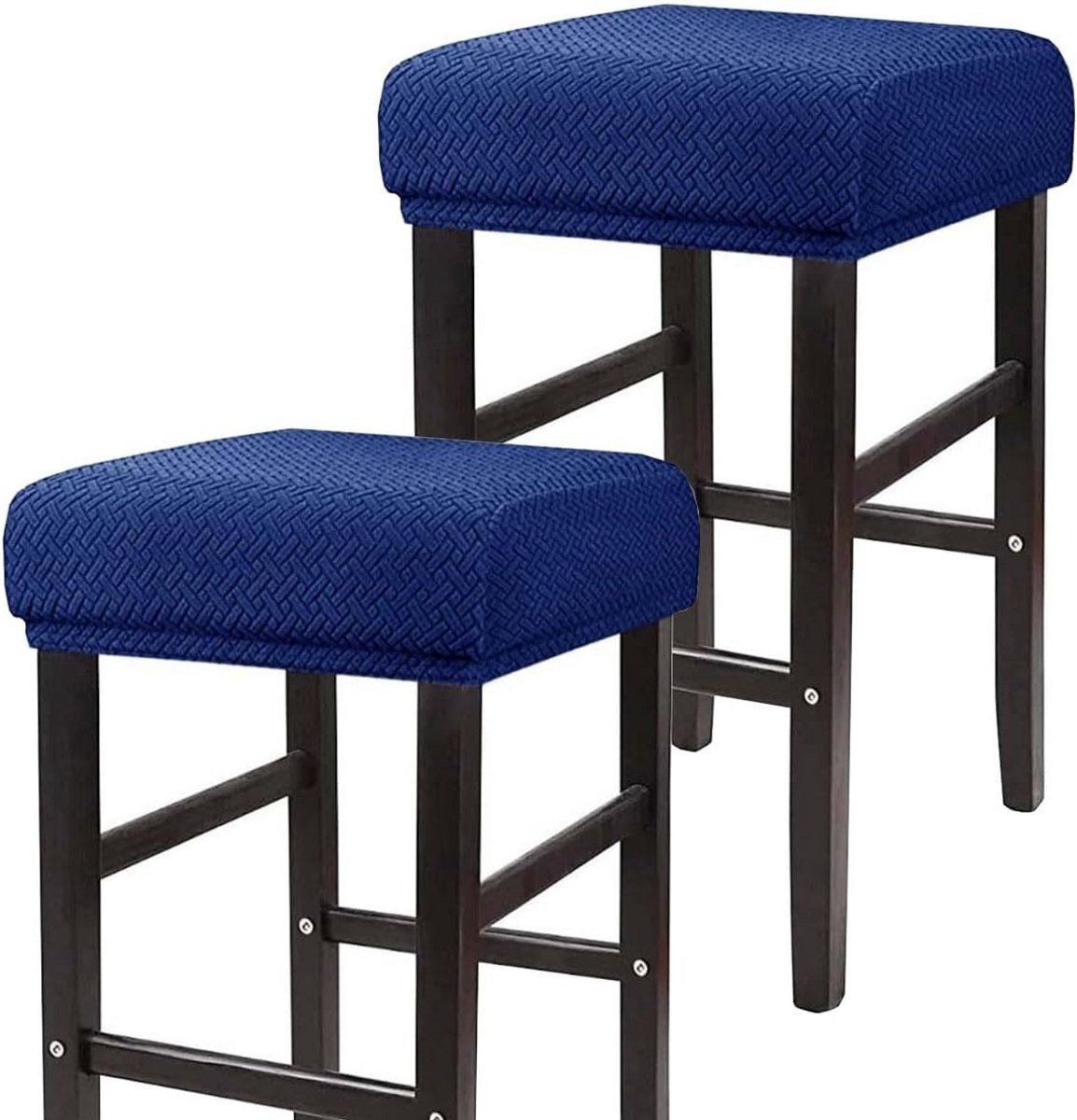 set van 2/4/6 elastische barkruk hoesjes super zachte stretchy