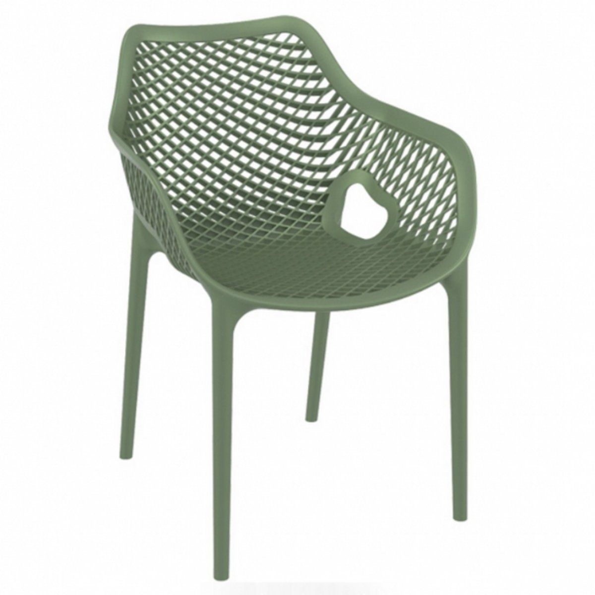 siesta exclusive | air xl | design tuinstoel | olijfgroen