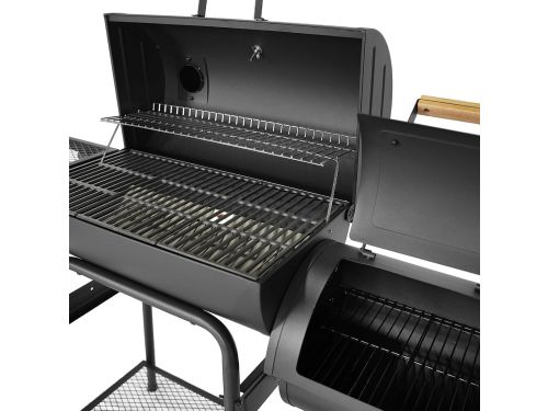 SmokeMaster Compact BBQ Smoker Grillwagen met Gietijzeren Roosters