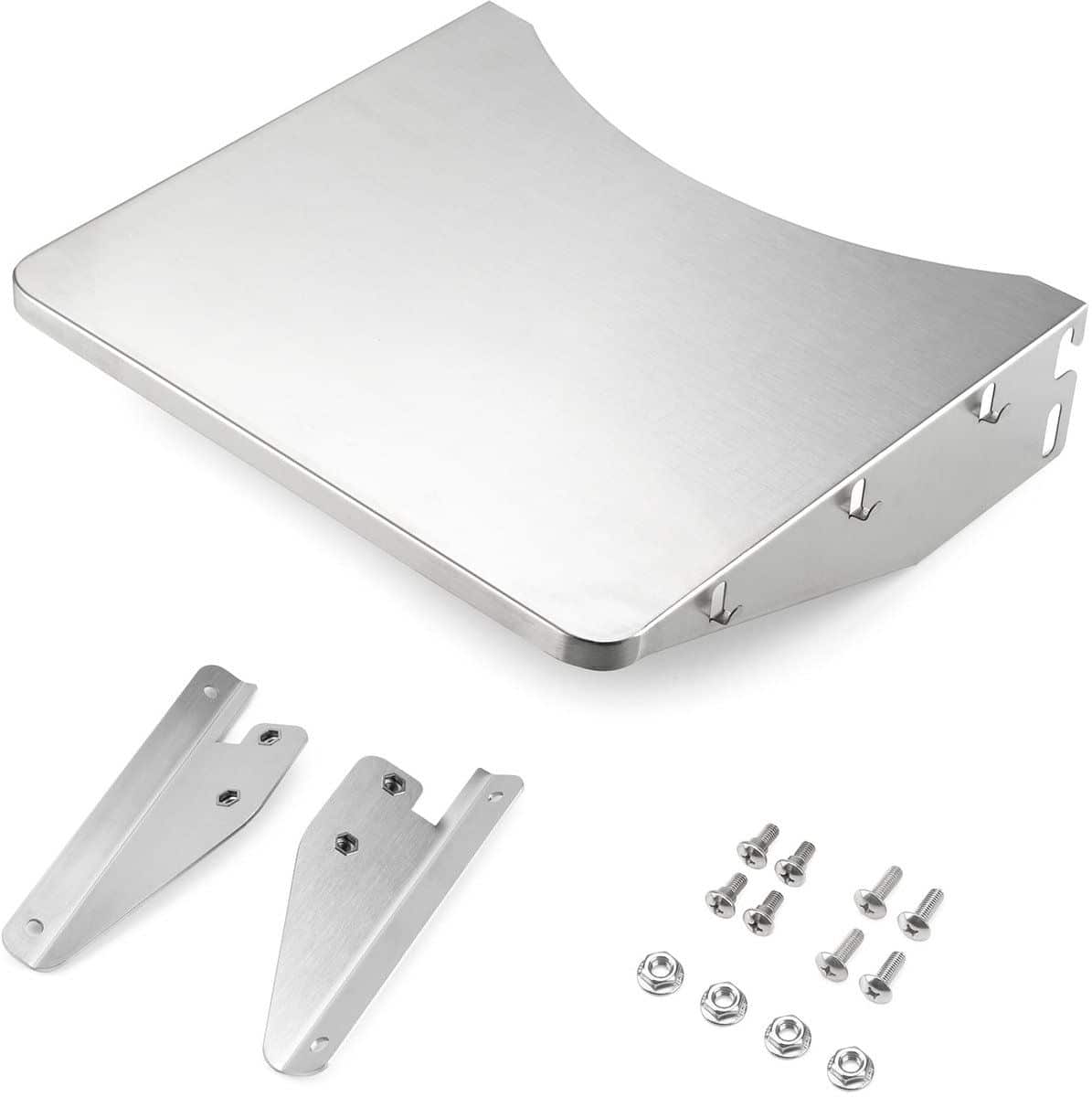 snelshoppen barbecue bijzettafel opvouwbaar voor rookoven houtskoolbarbecue 47cm