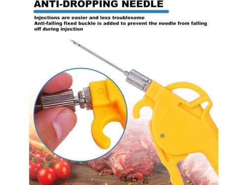 SnelShoppen - Elektrische Marinade Spuit, 50W Vleesinjector, Zoutinjectiepomp, Perfect voor
