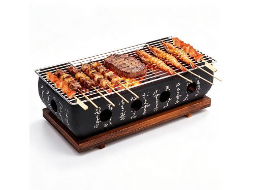 SnelShoppen - Japanse BBQ Grill Mini Houtskool Tafel Grill Indoor