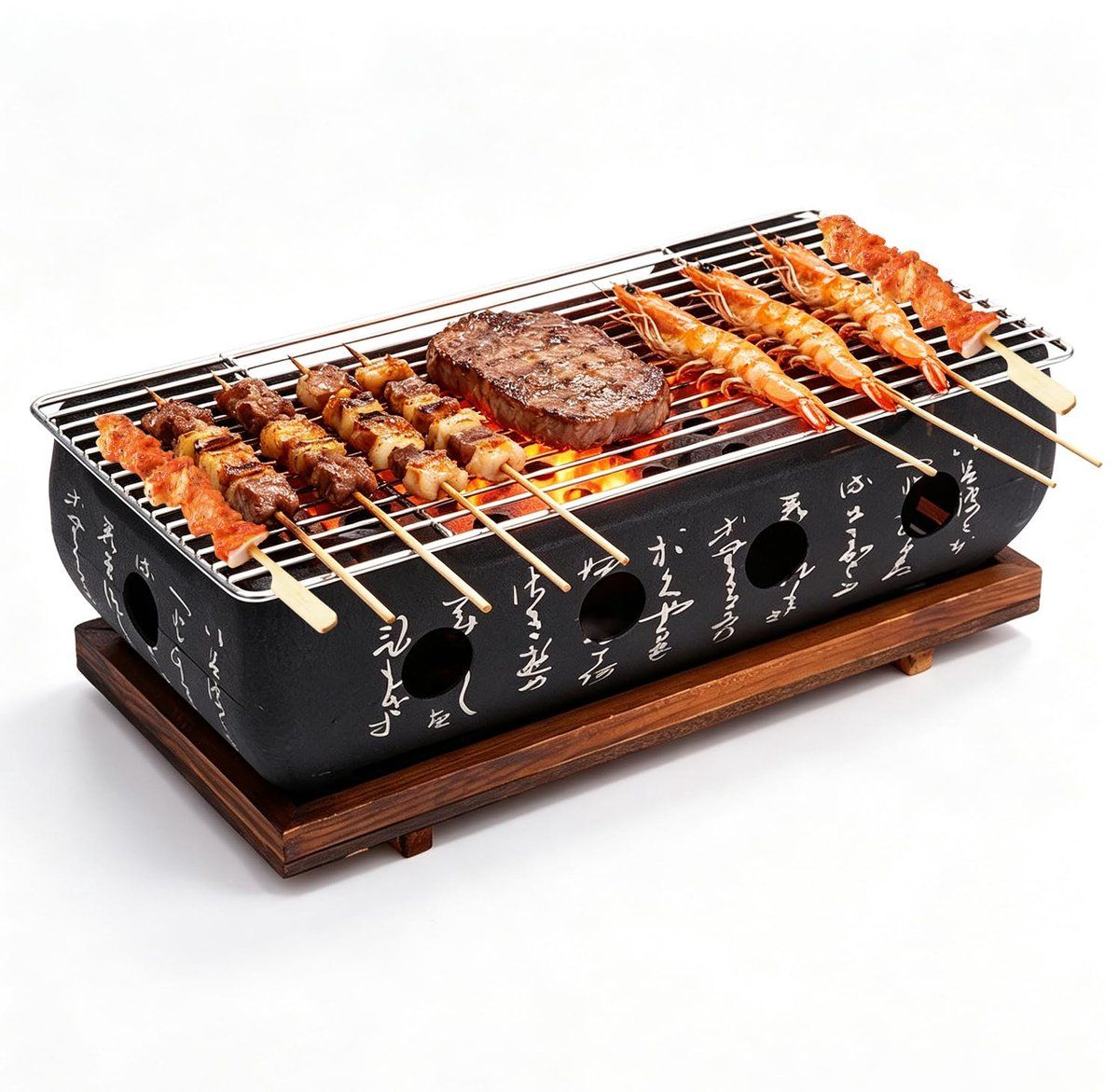 snelshoppen japanse bbq grill mini houtskool tafel grill indoor