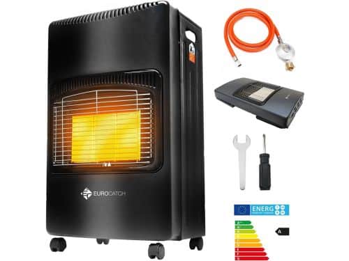 SnelShoppen - Mobiele Gas Heater - 4200W Inclusief Slang en