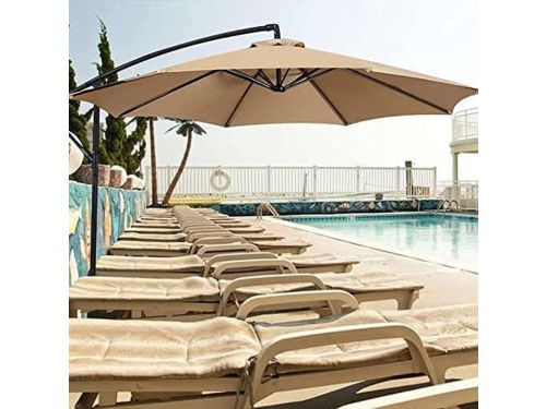 SnelShoppen - Outdoor Parasol Vervangcover 3M - Groene Parasolhoes voor