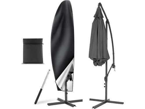 SnelShoppen - Parasolhoes met Telescopische Pole 2 Stuks 210D Oxford