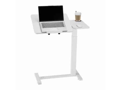 SnelShoppen - VEVOR Overbedtafel Mobiel Bed-Bijzettafel met Klaptafel, Hoogte en