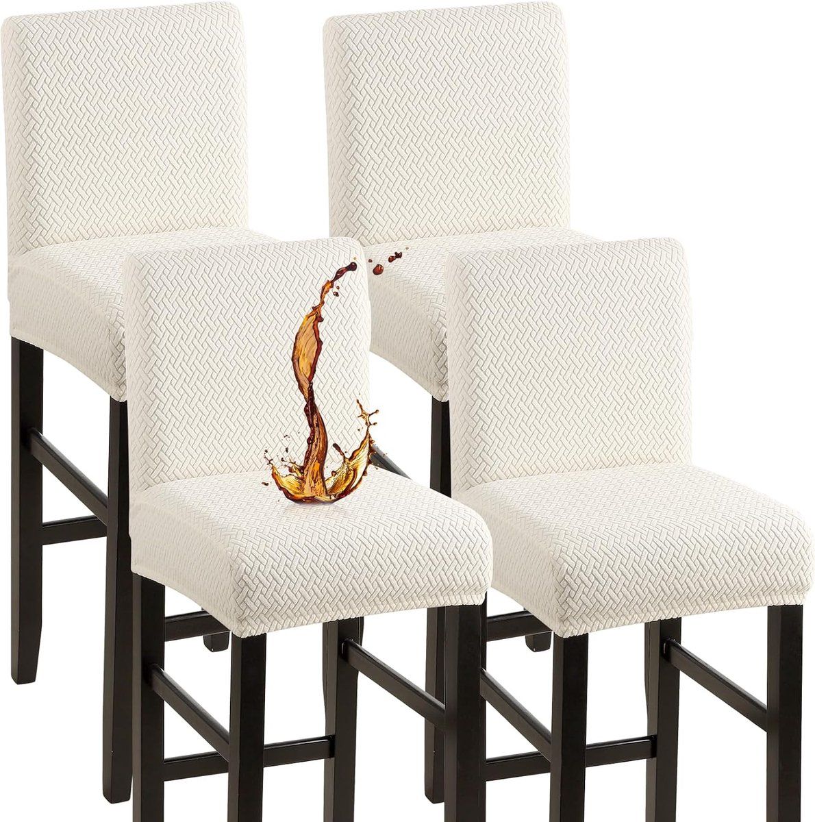 snelshoppen waterproof bar stool covers set van 4