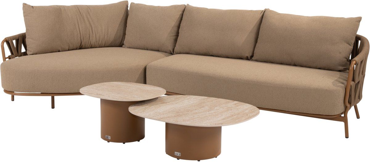 sofie biarritz chaise longue loungeset 4 delig keramiek amber 4