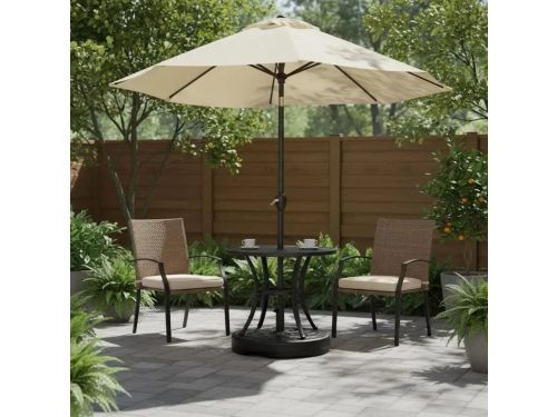 Solidchoice - Dailygoods 22 inch opvulbare, stevige ronde parasolvoet voor