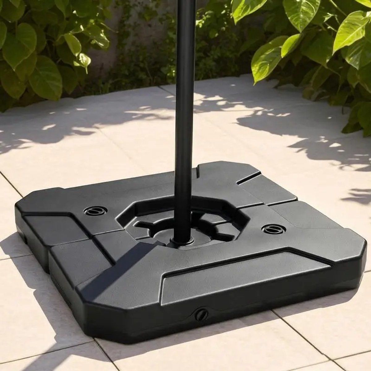 solidchoice dailygoods 274 lbs cantilever parasolvoet met handgrepen