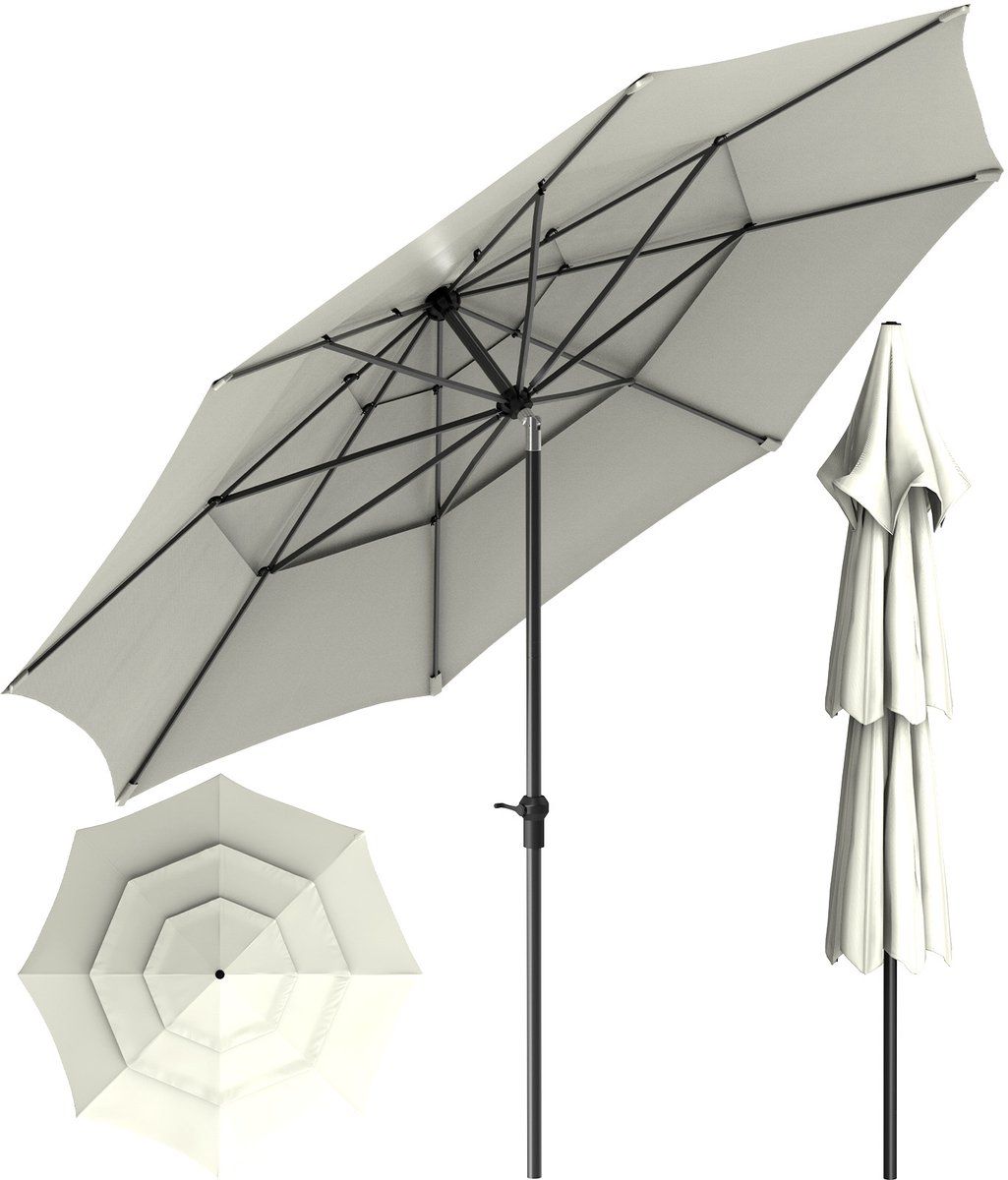 soontrans stokparasol 300cm tuin uv50+ balkonparasol waterdicht