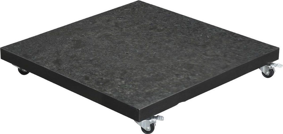special hawaii granieten parasolvoet 90kg royal antraciet verrijdbaar
