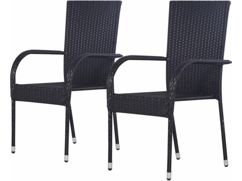 Stapelbare Stoelen - Tuinstoelen Rotan - Buiten Zitten - Waterdicht