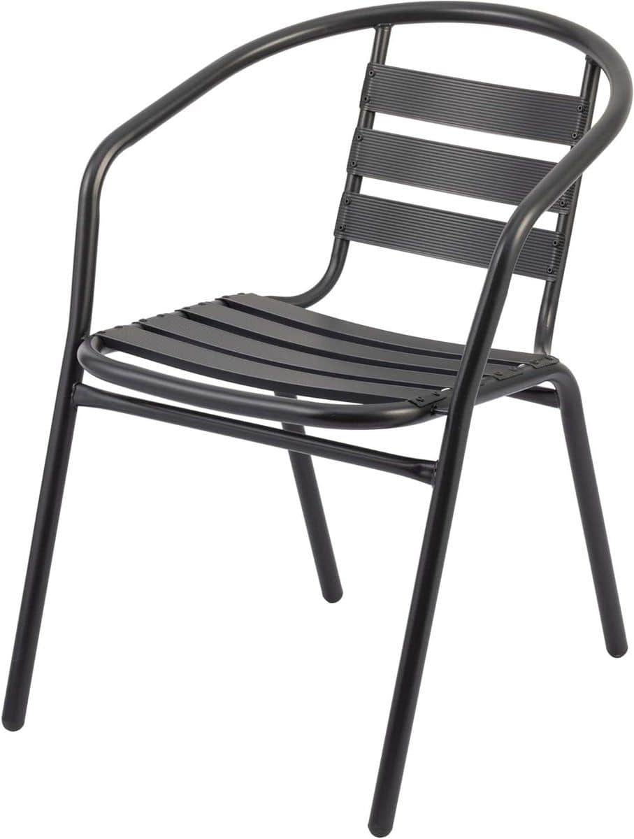 stapelbare tuinstoel buitenstoel armstoel terras meubilair robuust
