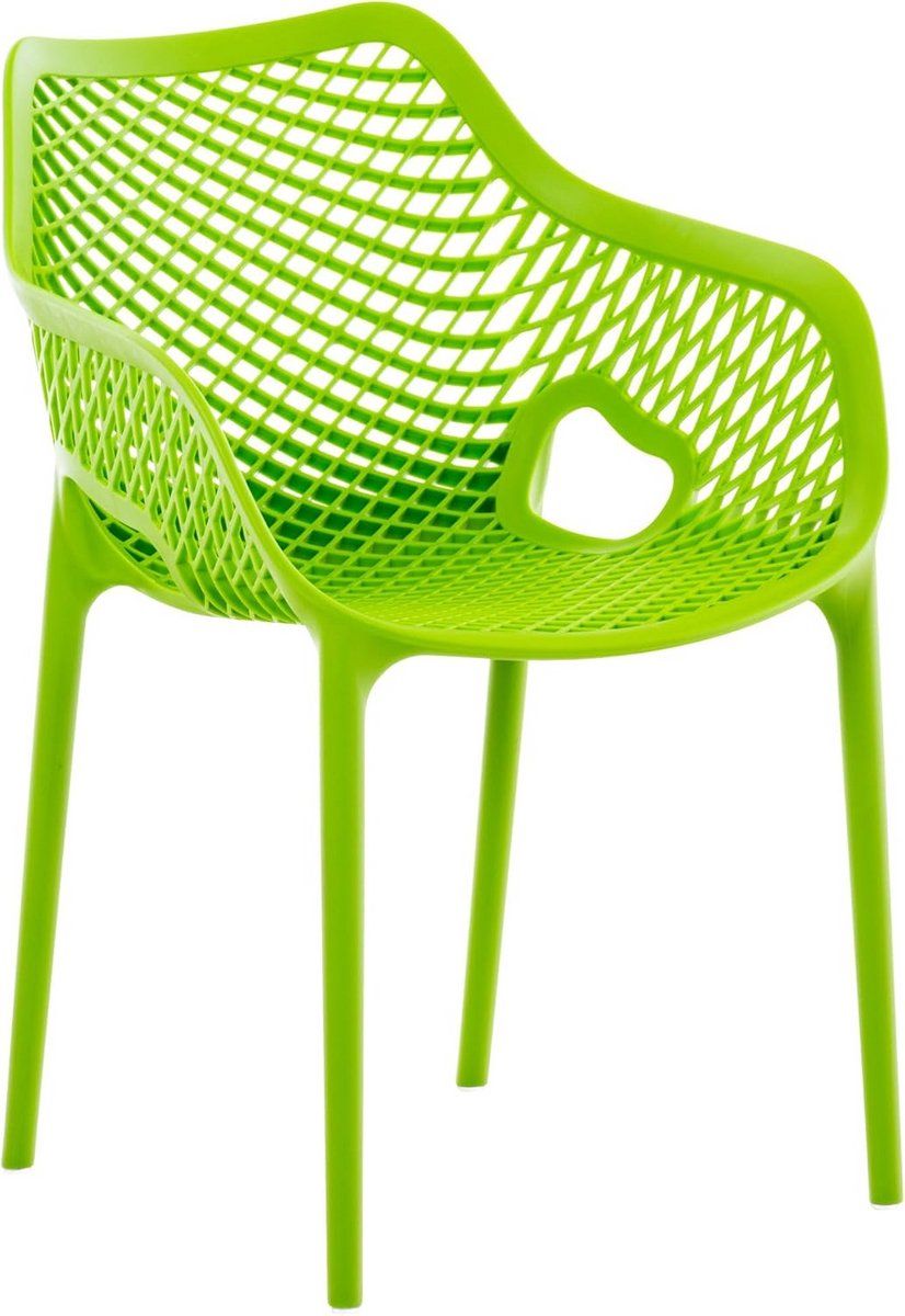 stapelbare tuinstoel xl met rugleuning en armleuningen voor tuin en