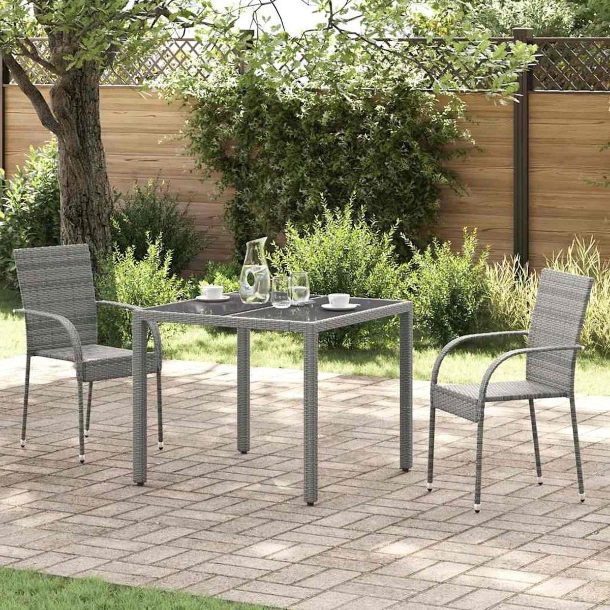 stapelbare tuinstoelen balkonstoelen eetstoelen terras zitten onderhoudsvriendelijk