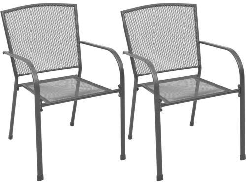 Stapelbare Tuinstoelen - Balkonstoelen Terrasstoelen - Buiten Zitten - Roest