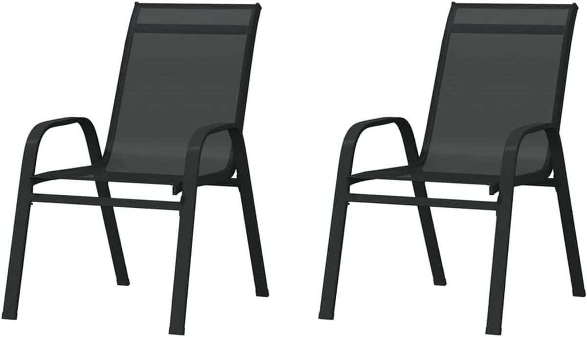 stapelbare tuinstoelen buitenstoelen eettafel buiten dineren ontspannen