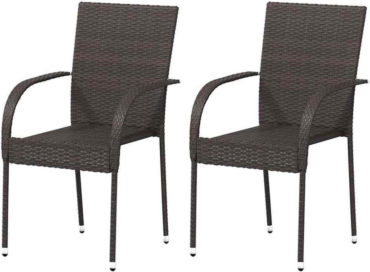 stapelbare tuinstoelen buitenstoelen rotan terras ontspanning waterafstotend