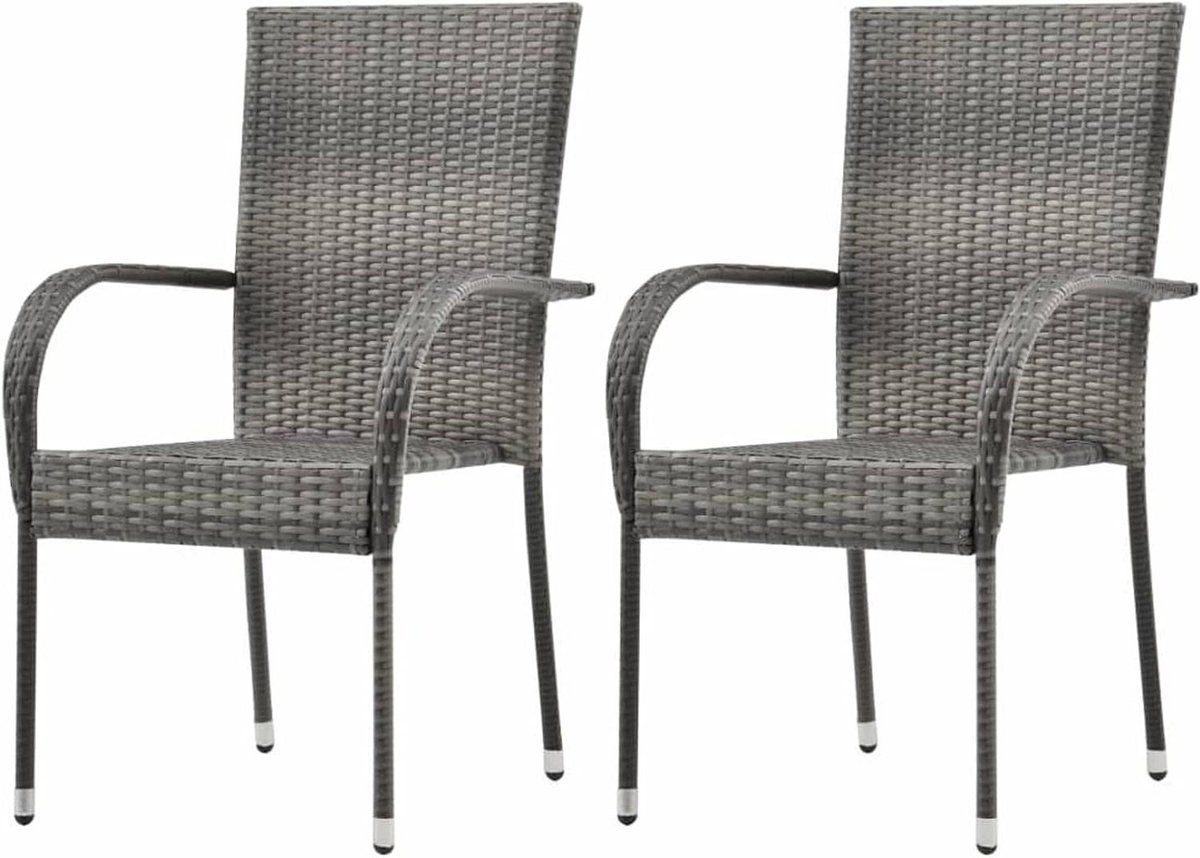 stapelbare tuinstoelen buitenstoelen terras dineren waterafstotend rotan