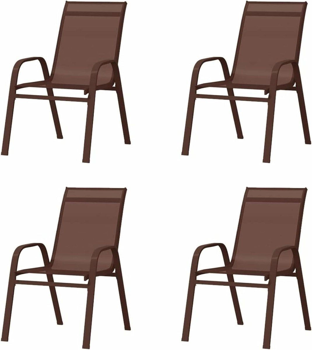 stapelbare tuinstoelen eetstoelen buiten buiten dineren ruimtebesparend