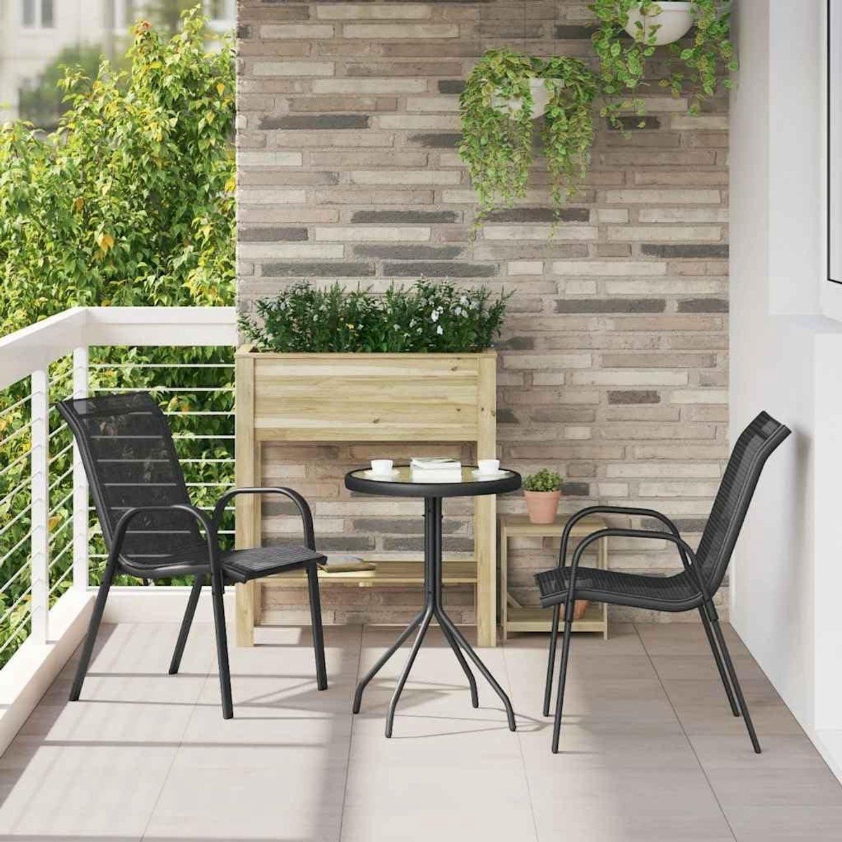 stapelbare tuinstoelen klapstoelen buiten buiten dineren waterafstotend