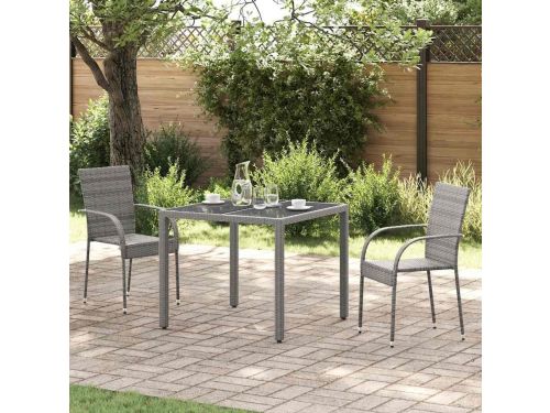 Stapelbare Tuinstoelen - Loungestoelen Polyrotan - Buiten Zitten - Waterafstotend