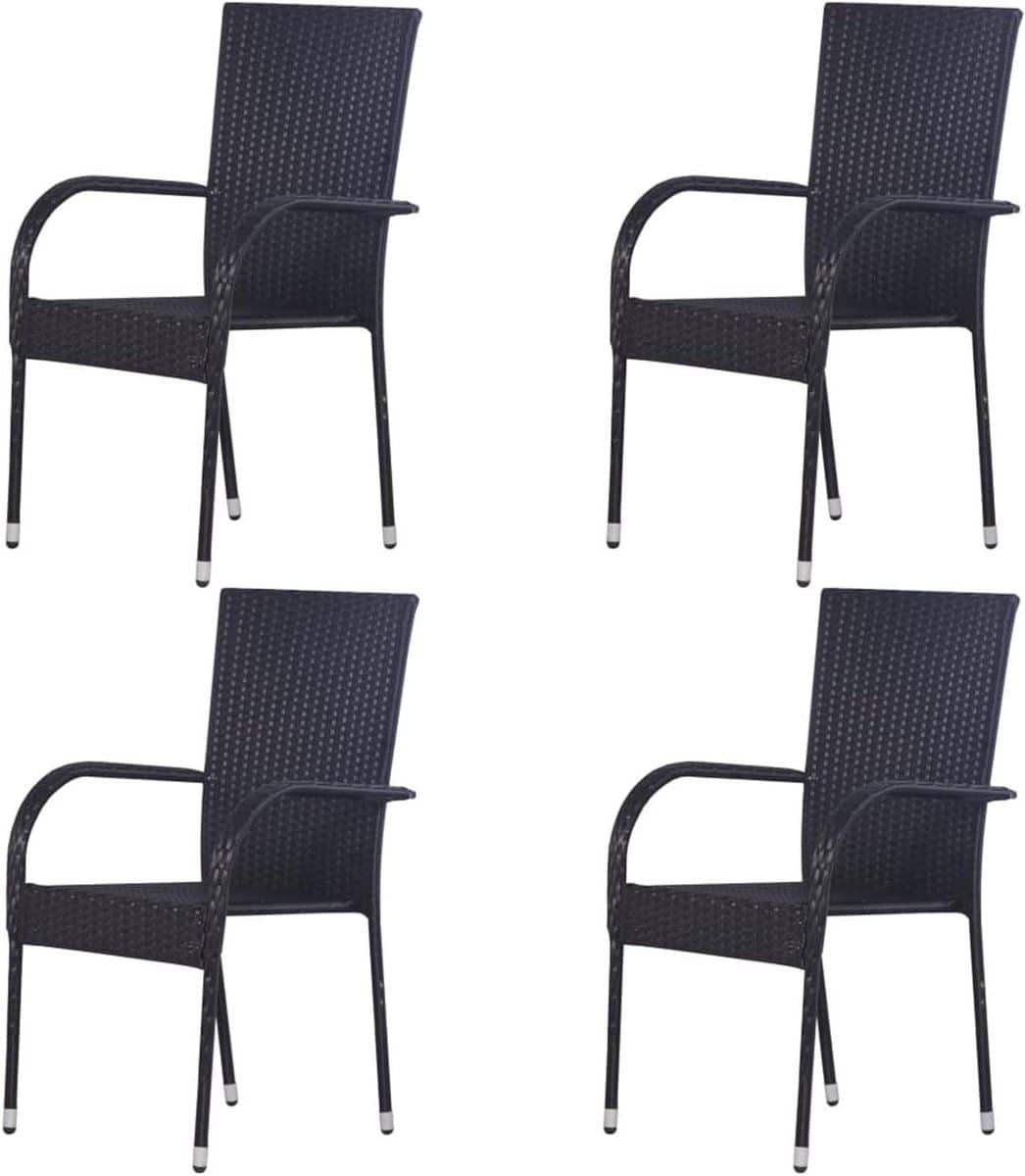 stapelbare tuinstoelen rattan stoelen patio buiten zitten
