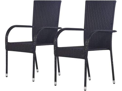 Stapelbare tuinstoelen - Rotan stoelen Terrasstoelen - Buiten zitten
