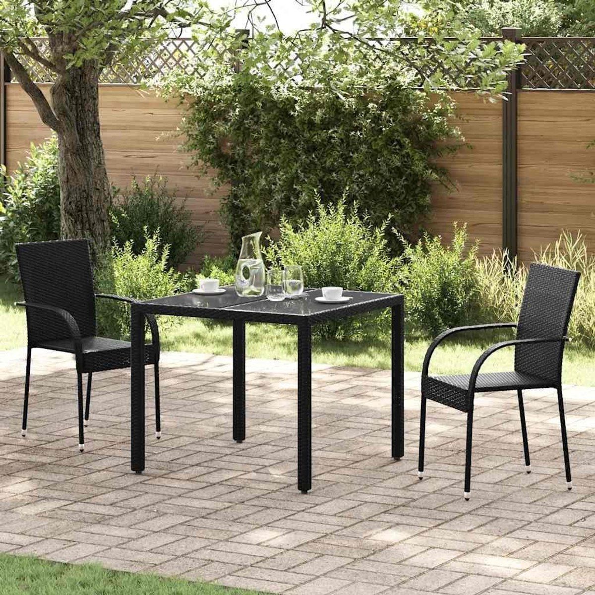 stapelbare tuinstoelen stapelstoelen terras buiten zitten waterafstotend