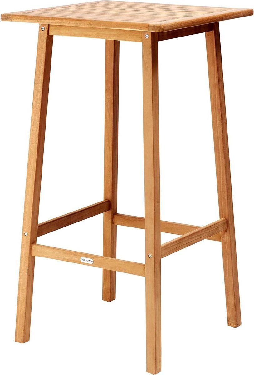 statafel teak balkontafel bartafel buiten borrelen weerbestendig