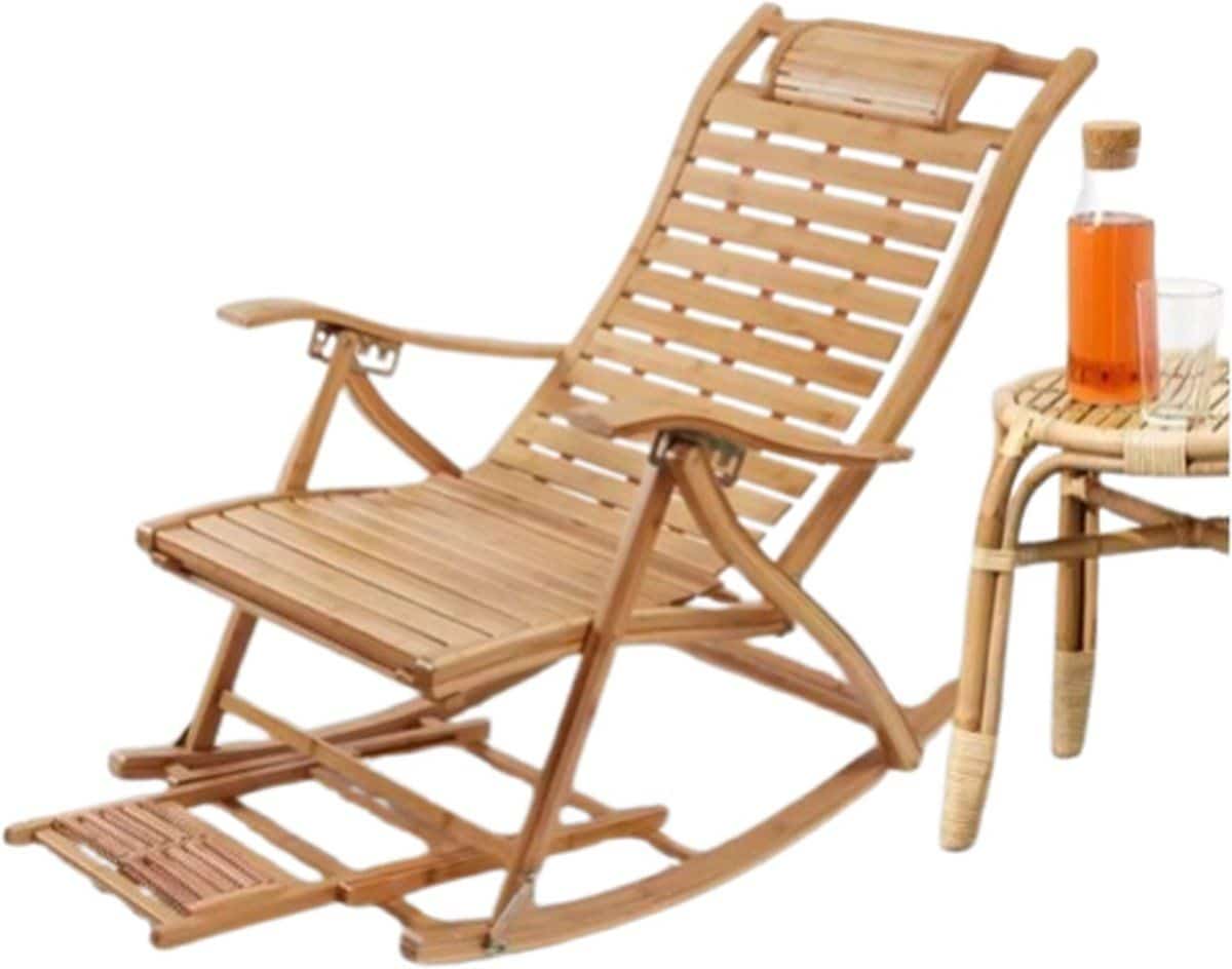 steefly® schommelstoel stoel met voetmassage schommelbank ligbed