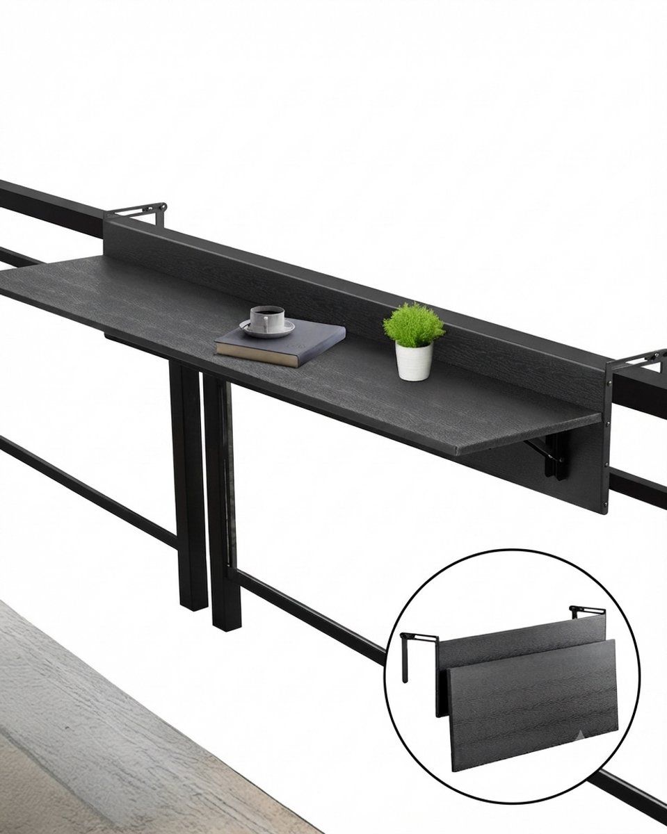 stervia hangende balkontafel hangende bijzettafel inklapbaar max.