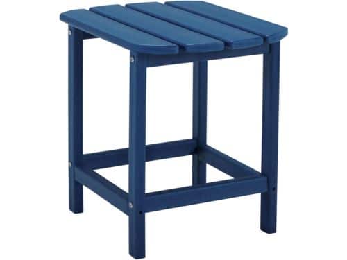 Stevige HDPE Buiten bijzettafel Blauw - Weerbestendig Tuinmeubel