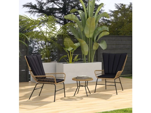 STILVORA Bistroset 3 Delig 78 x 68 x 95 cm