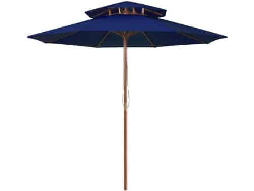 Strandparasol Dubbel Dak - Zweefparasol Balkonparaplu - Zonwering Creëren