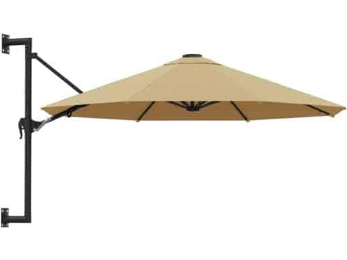 Strandparasol - Zweefparasol balkon - Buitenruimte schaduw - Wandmontage metalen