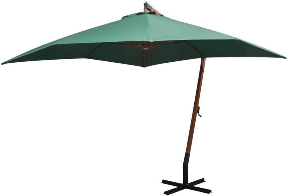 strandparasol zweefparasol balkonparasol schaduwdoek terras ontspannen vrije